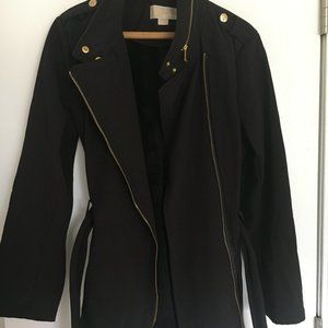 Michael Kors black Trench Coat with Belt